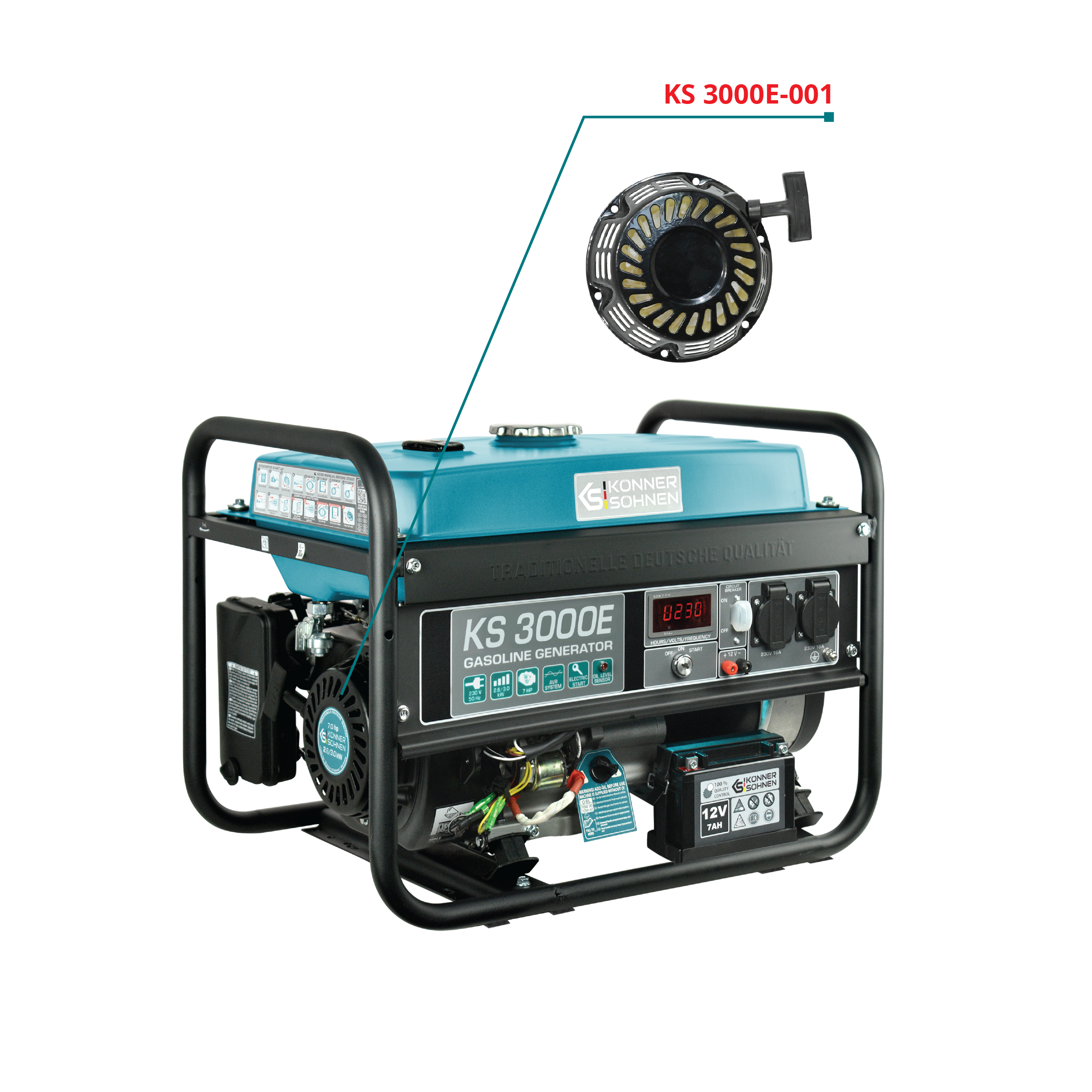 k-nner-s-hnen-ks-3000-handstarter-ersatzteil image 1
