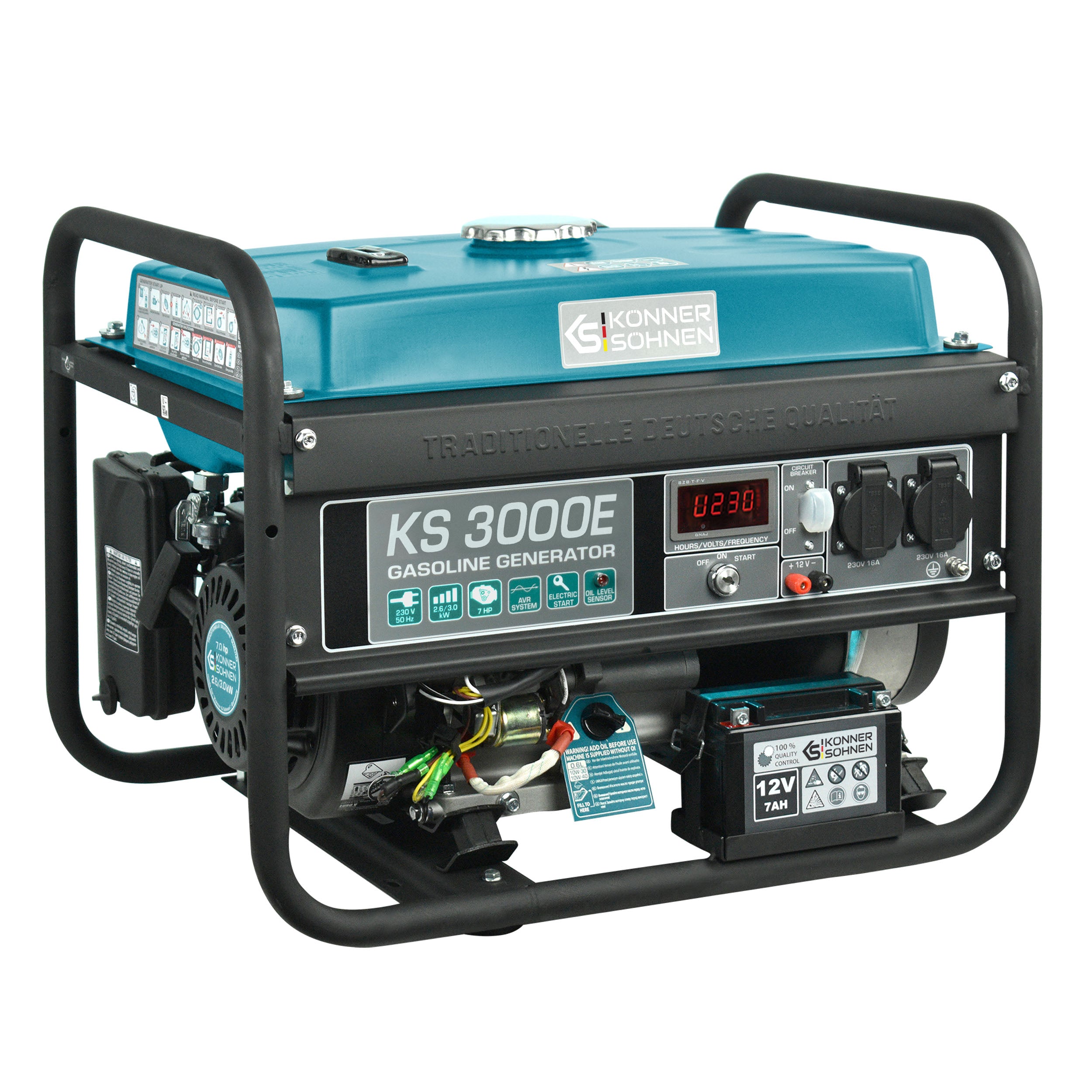 k-nner-s-hnen-ks-3000e-benzin-generator-3-kw-mit-elektrostart image 2