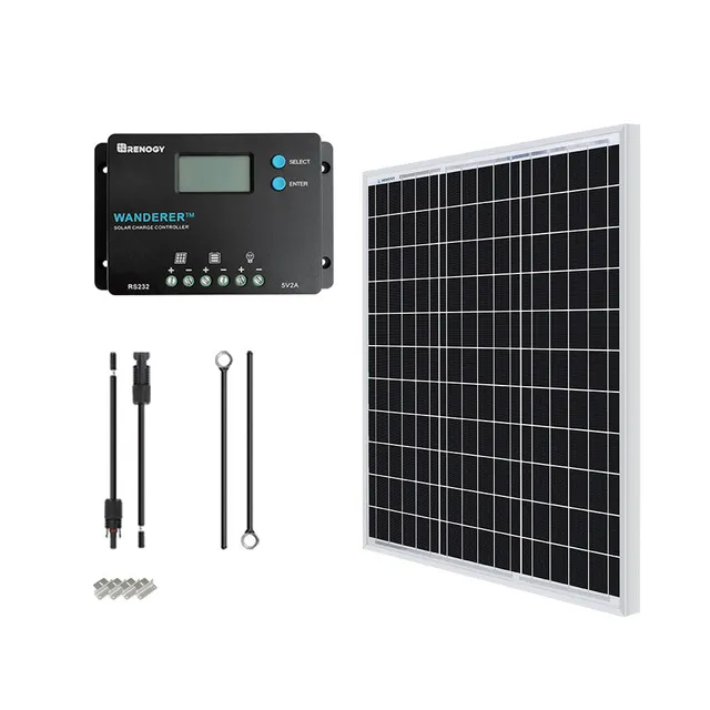 renogy-50w-solaranlage-mit-pwm-laderegler image 1