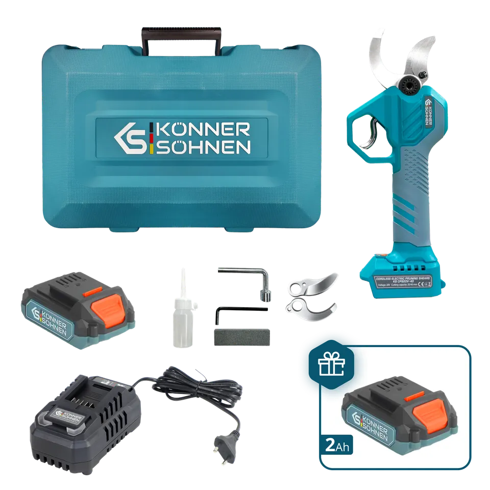 k-nner-s-hnen-ks-cps20v-40-case-plus-akku-gartenschere-20v-im-koffer image 1