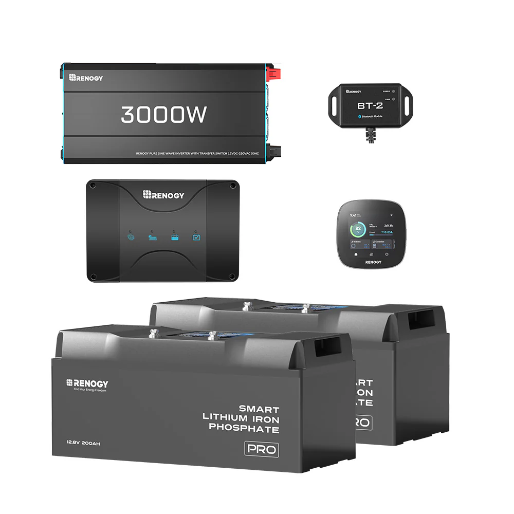 renogy-5-12-kwh-off-grid-solaranlage-mit-200ah-lifepo4-und-3000w-wechselrichter image 2
