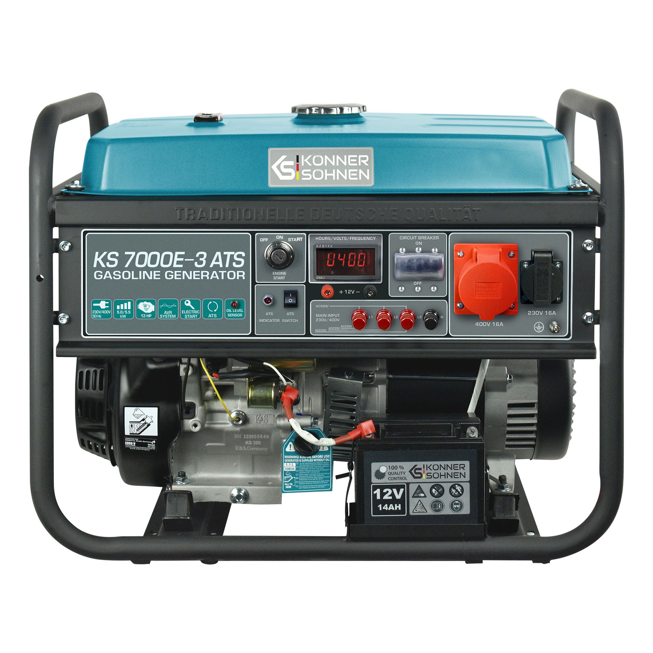 k-nner-s-hnen-ks-7000e-3-ats-benzin-generator-400v-drehstrom image 1