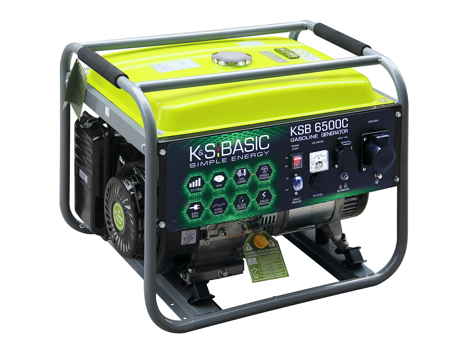 k-nner-s-hnen-ksb-6500c-benzin-generator-5-5-kw-230v image 2