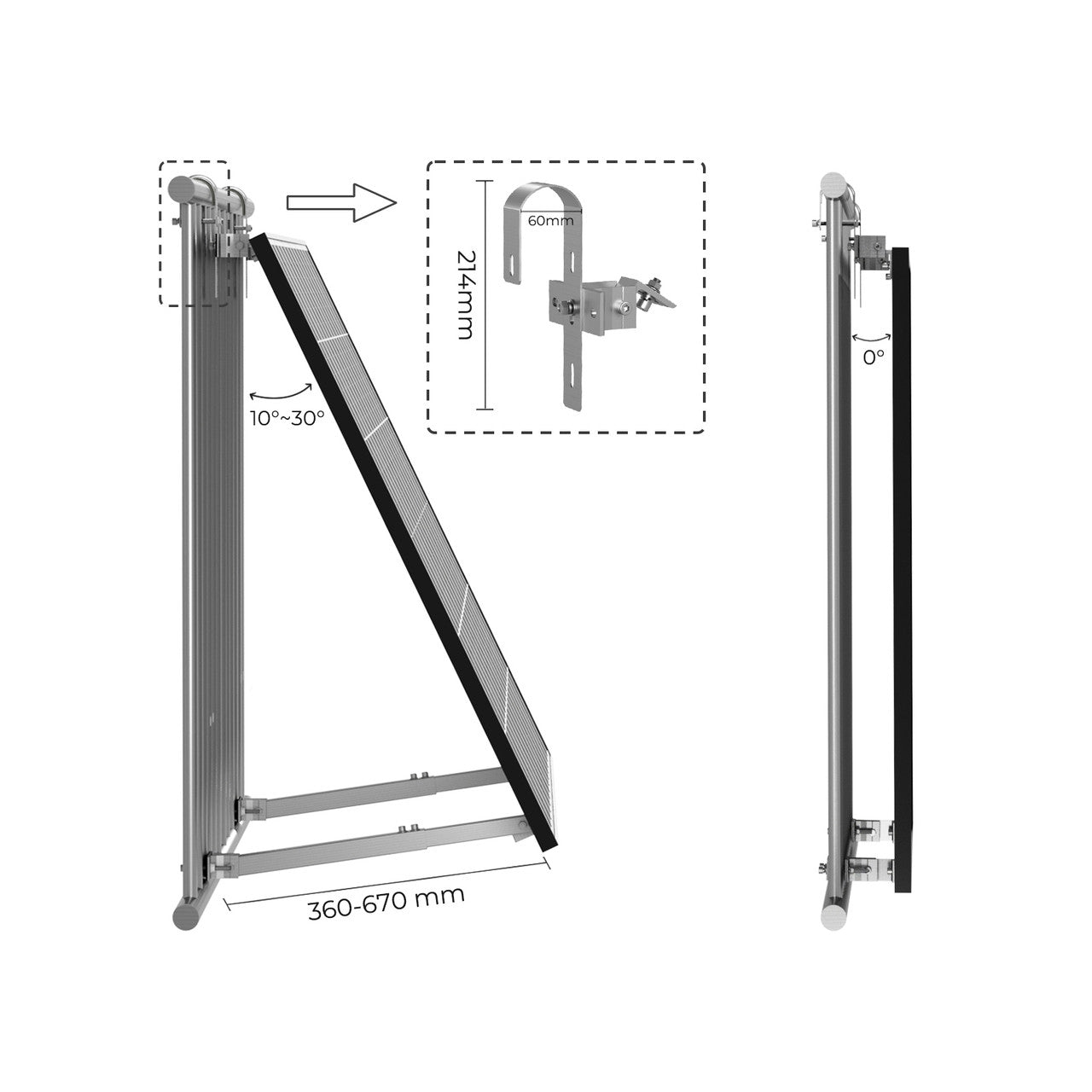 renogy-balkon-solarmodul-kippgestell-aluminium-halterung image 4