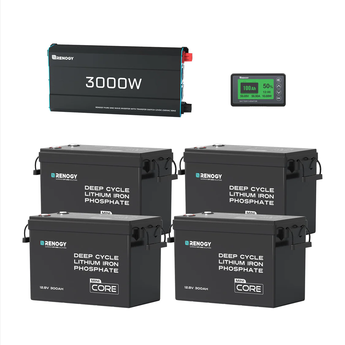 renogy-15-36kwh-off-grid-solaranlage-mit-3000w-wechselrichter-und-60a-mppt-lader image 2