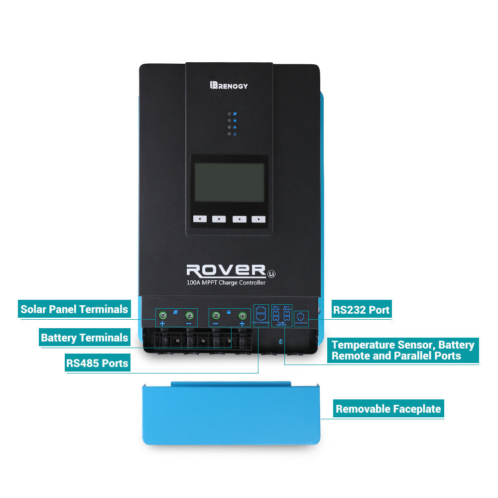 renogy-rover-li-mppt-laderegler-100a-12v-24v-36v-48v image 3