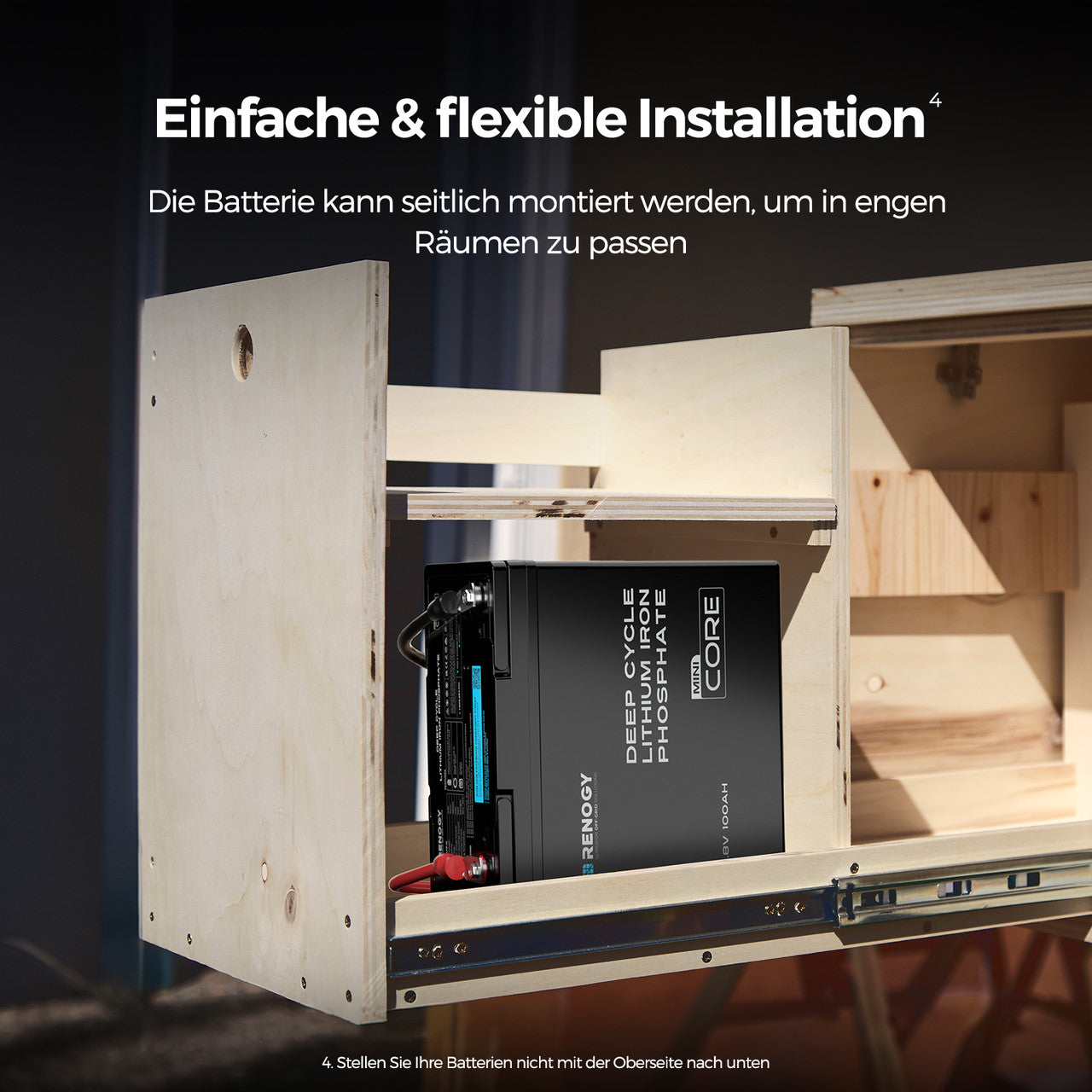 renogy-1-28kwh-solarsystem-mit-2000w-wechselrichter-und-100ah-lithium-batterie image 5