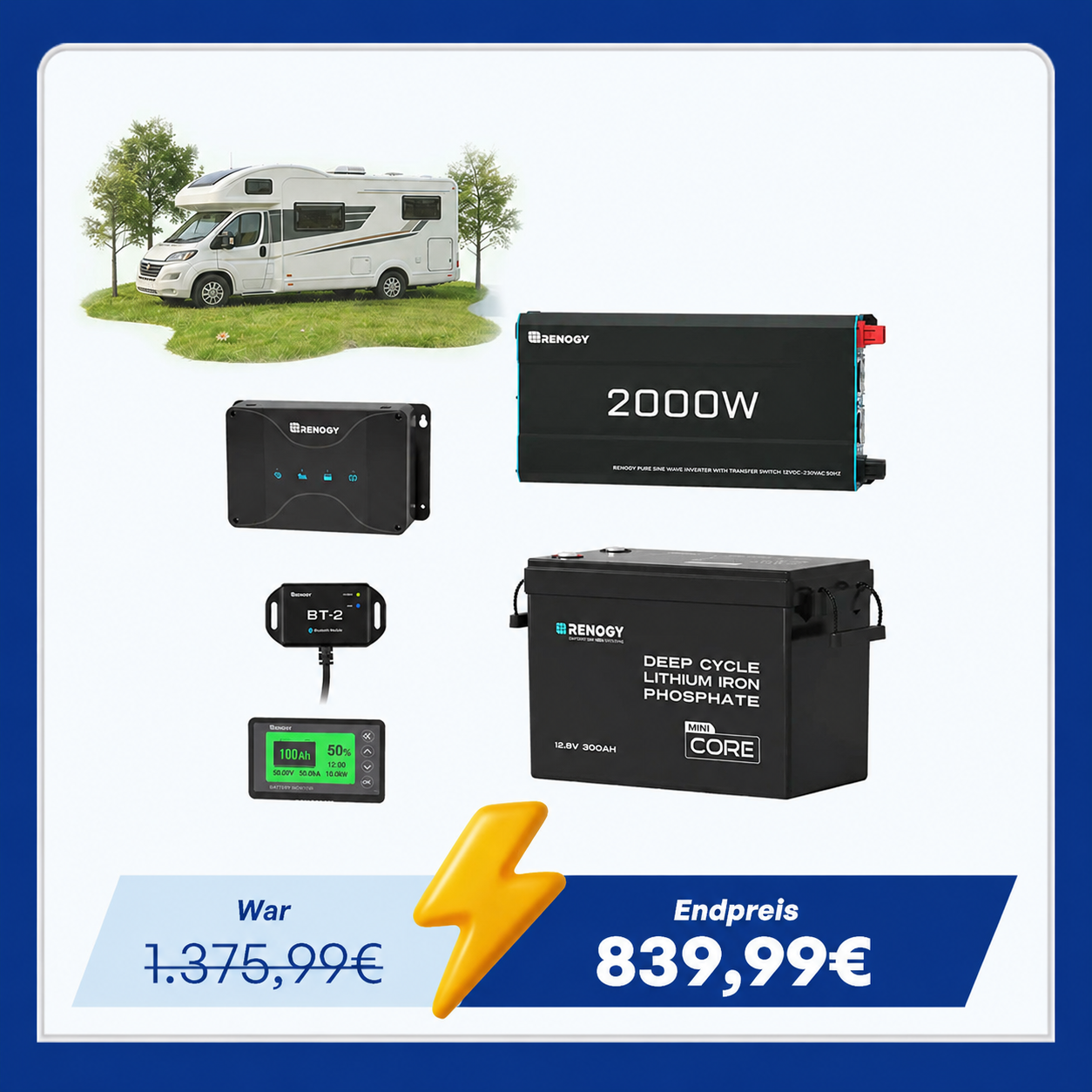 renogy-3-84kwh-wohnmobil-power-solaranlage-mit-2000w-wechselrichter-und-50a-batt image 1