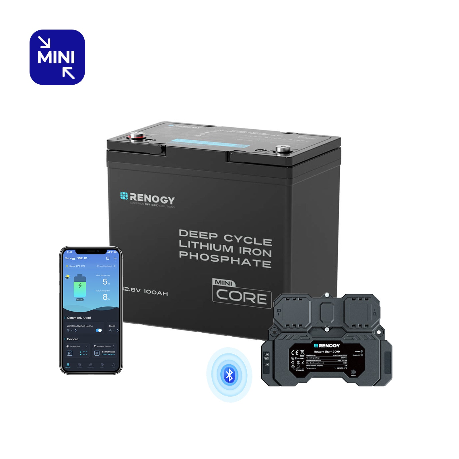 renogy-core-mini-12v-100ah-lifepo4-lithium-batterie image 8