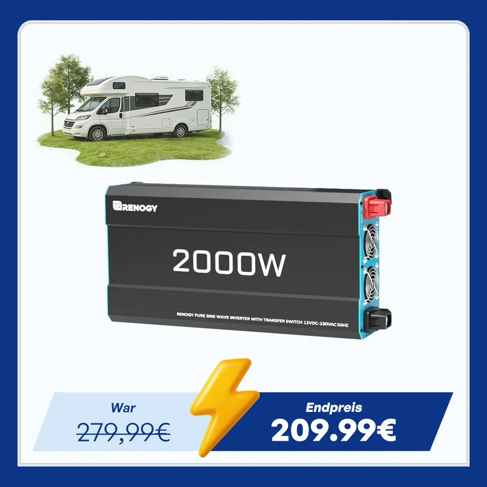 renogy-12v-2000w-wechselrichter-reine-sinuswelle image 1