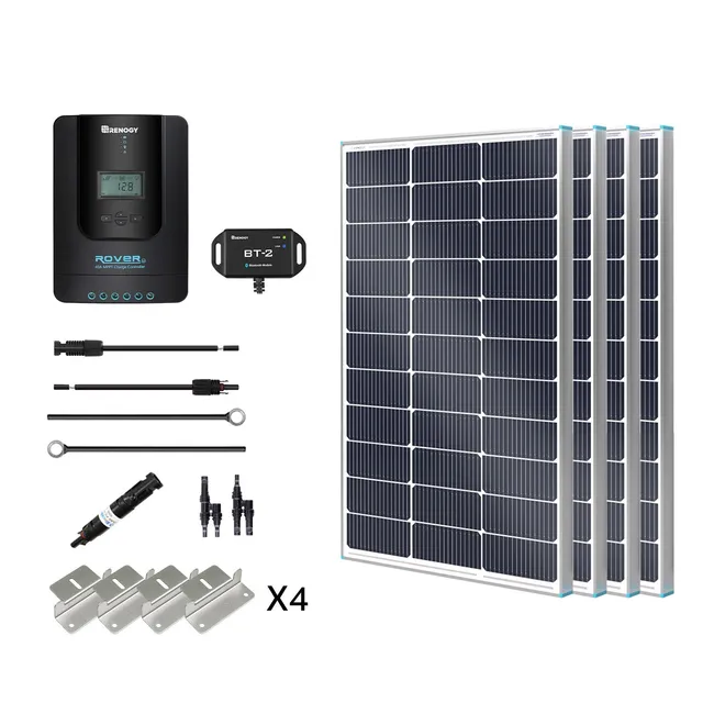 renogy-400w-monokristalline-solaranlage-premium-mit-rover-40a-laderegler image 1