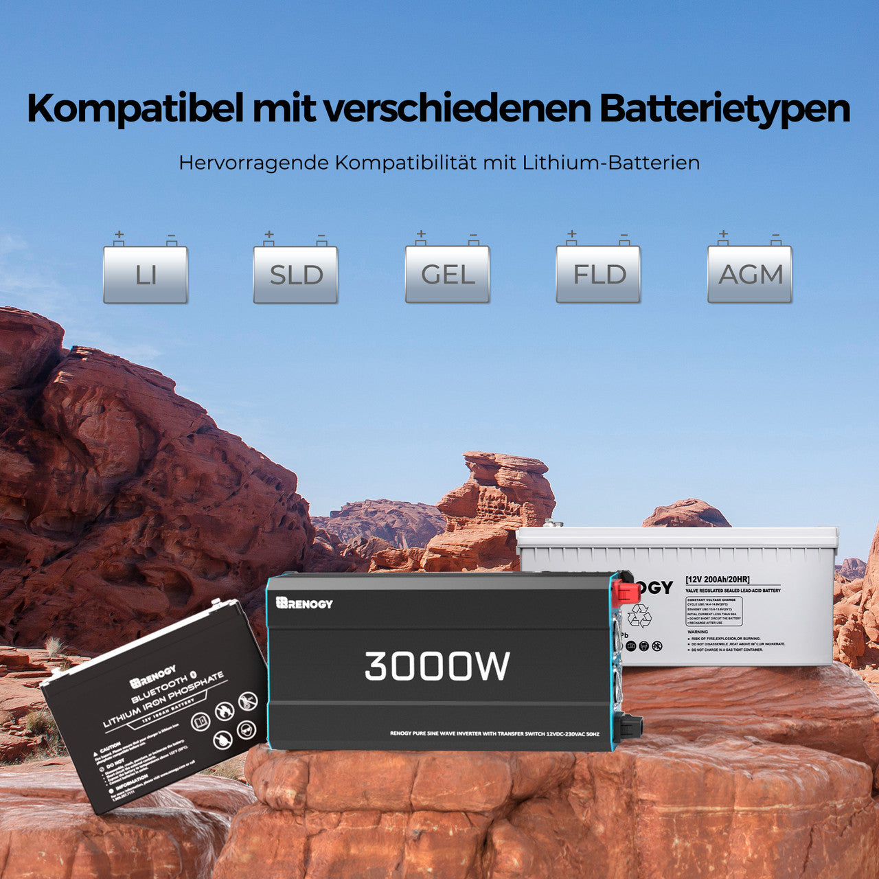 renogy-wechselrichter-12v-3000w-reine-sinuswelle image 4