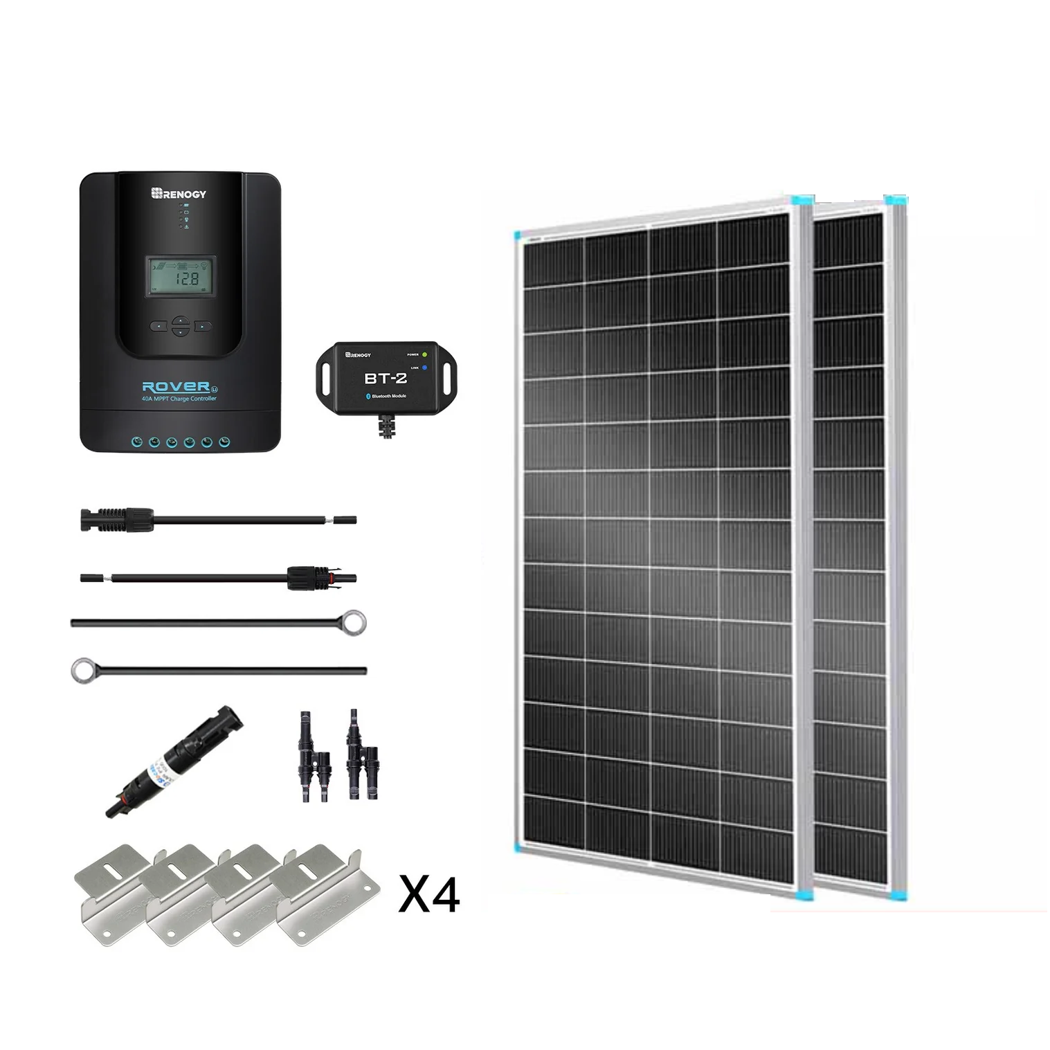 renogy-400w-monokristalline-solaranlage-premium-mit-rover-40a-laderegler image 2