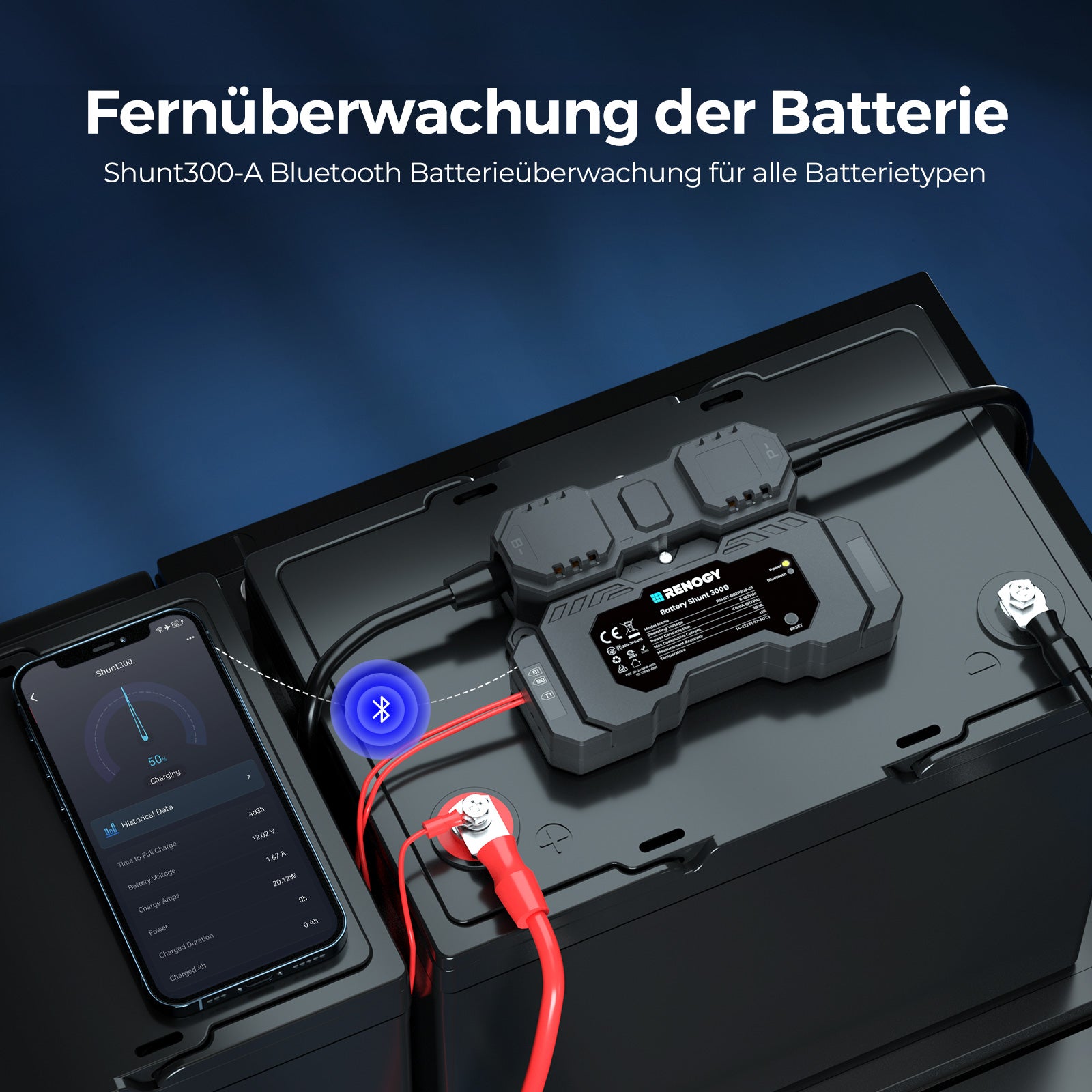 renogy-batterie-shunt-300-mit-bluetooth-berwachung image 2