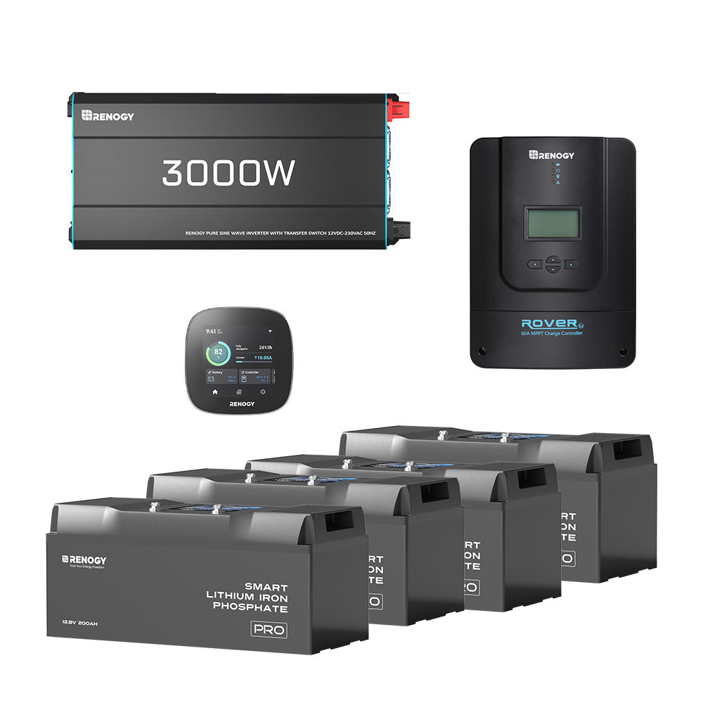 renogy-10-24-kwh-off-grid-solaranlage-mit-3000w-wechselrichter-und-60a-laderegle image 1