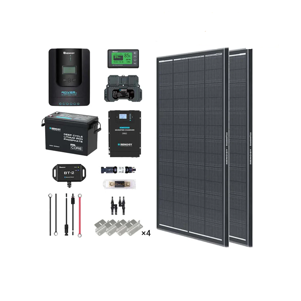 renogy-2-kwh-400w-12v-solarpanelsystem-mit-batterie-wechselrichter-und-laderegle image 8