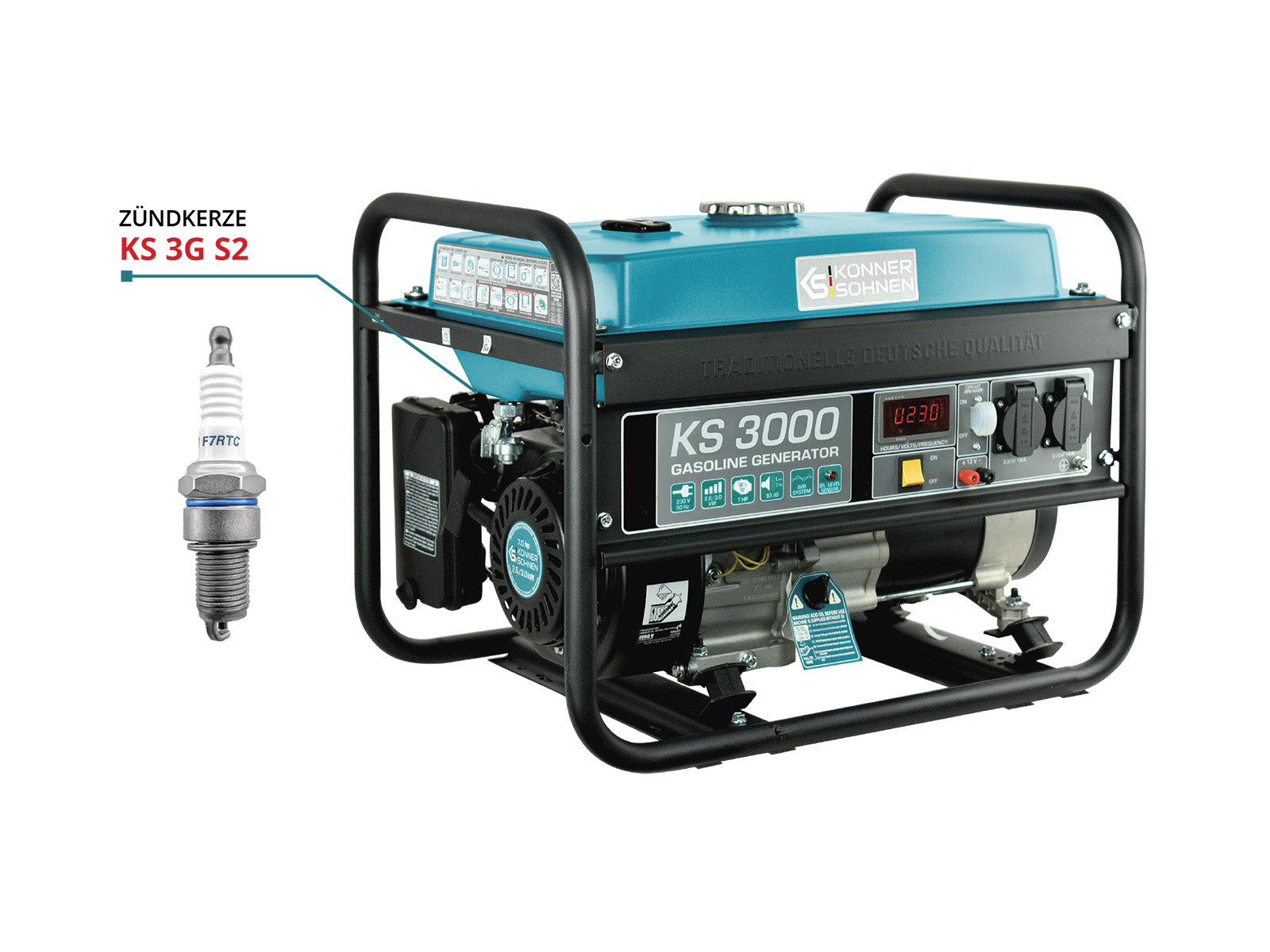 k-nner-s-hnen-ks-3g-s2-z-ndkerze-f-r-generatoren image 1