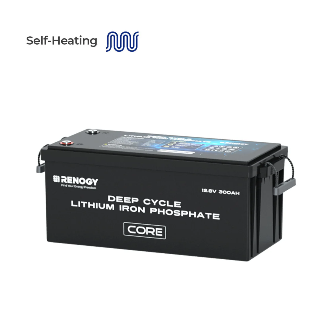 renogy-core-12v-300ah-lifepo4-lithium-batterie-mit-selbstheizung image 2