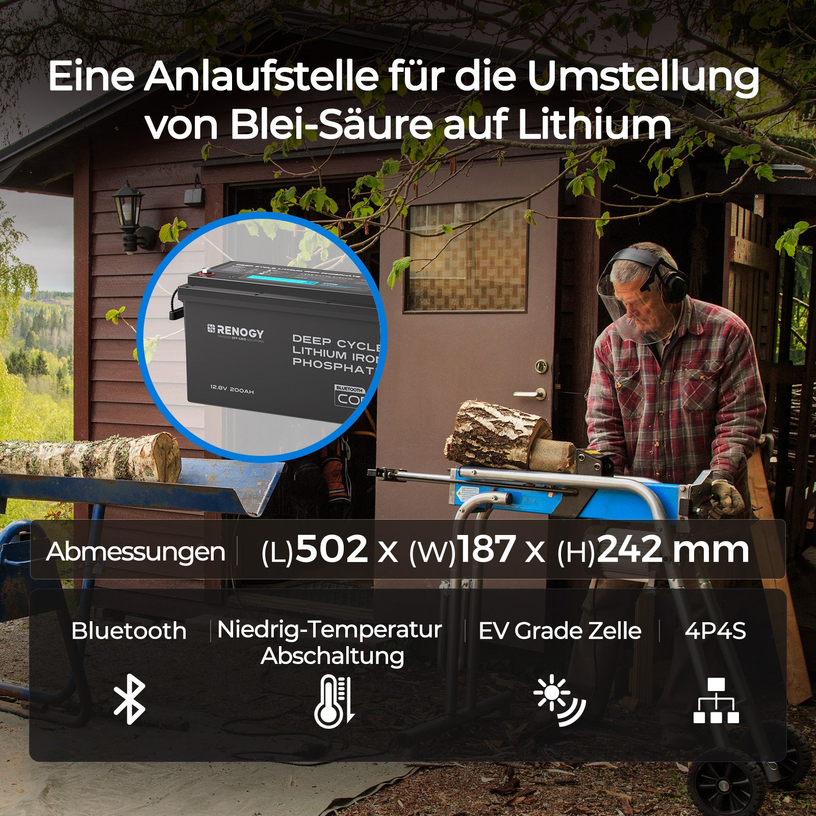 renogy-core-12v-200ah-lifepo4-lithium-batterie-mit-bluetooth image 3