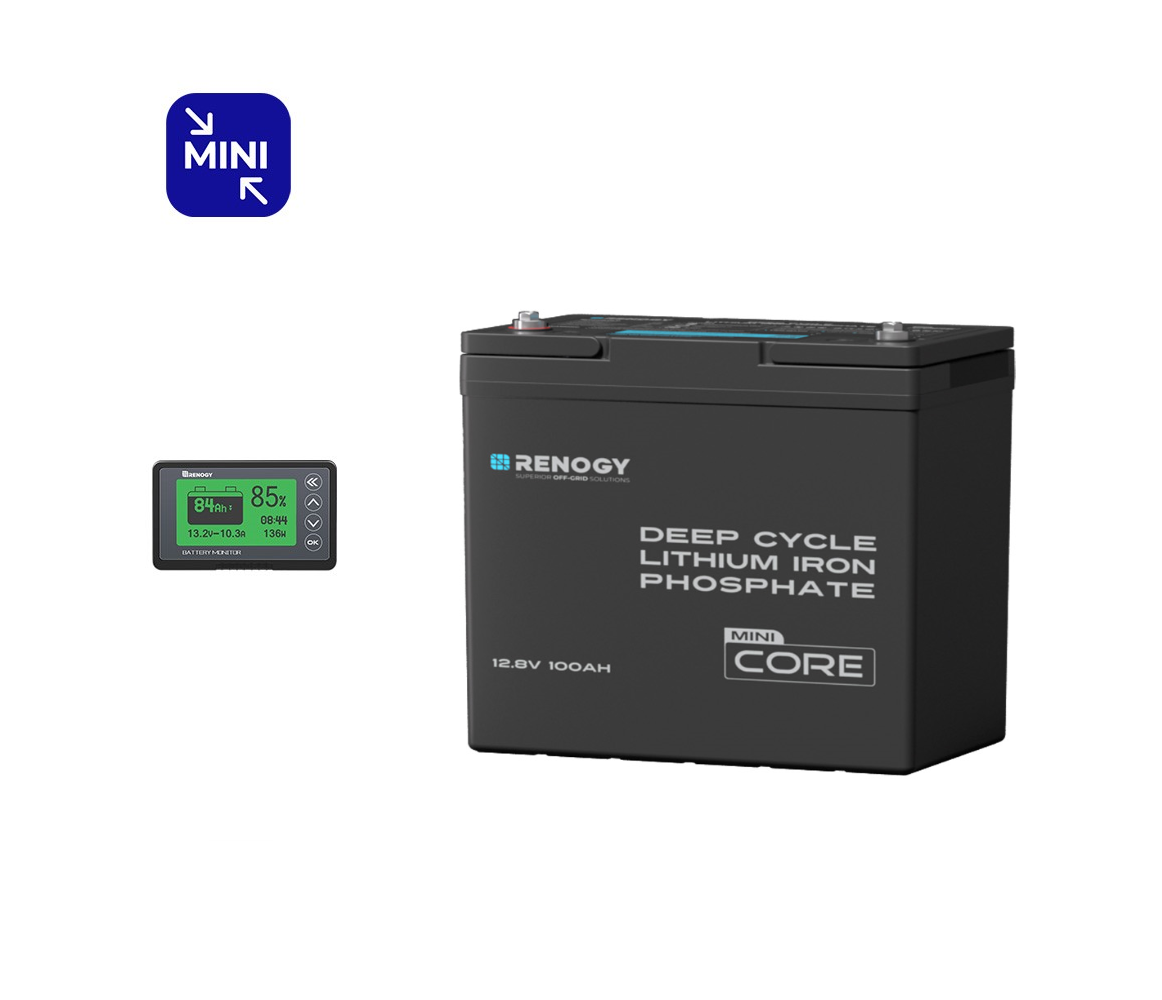 renogy-core-mini-12v-100ah-lifepo4-lithium-batterie image 2