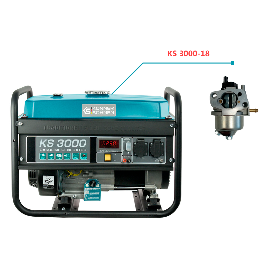 k-nner-s-hnen-vergaser-ks-3000-benzingenerator-ersatzteil image 1