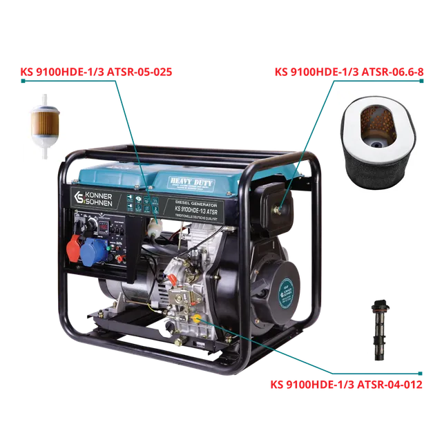 k-nner-s-hnen-filterset-diesel-generatoren-l-luft-kraftstofffilter image 1