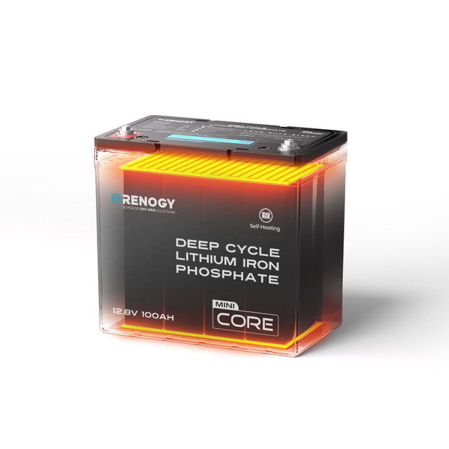 renogy-core-mini-duoheat-12v-100ah-lifepo4-lithium-batterie-mit-selbstheizung image 2