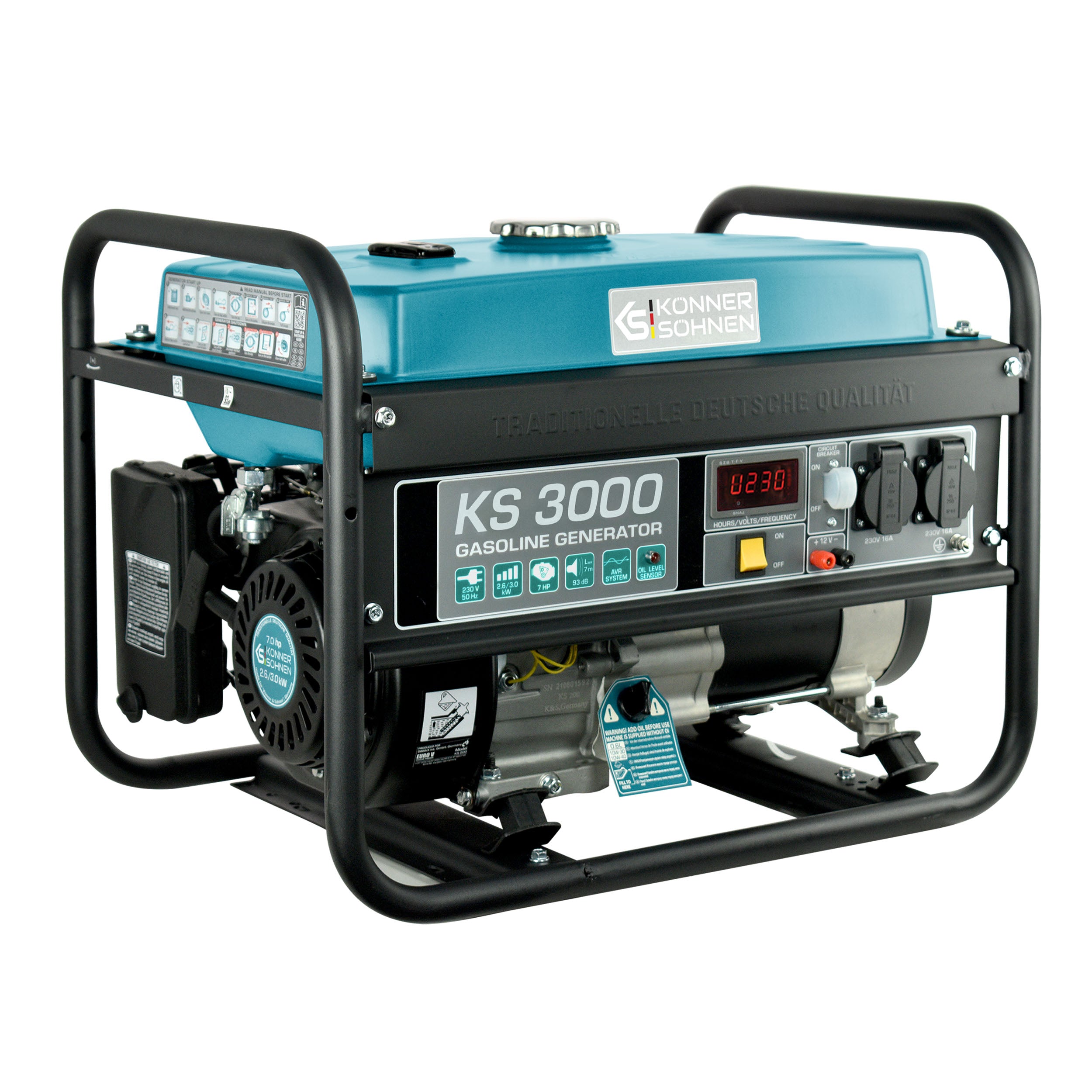 k-nner-s-hnen-ks-3000-benzin-generator-230v-euro-v image 2