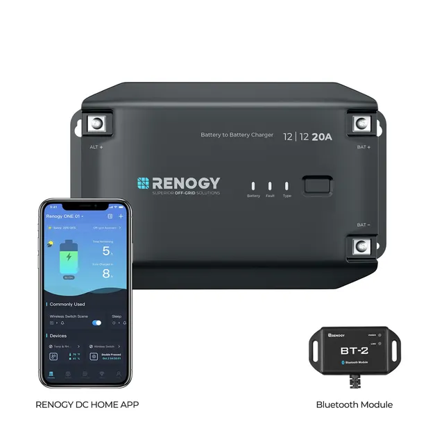 renogy-12v-20a-dc-zu-dc-batterieladeger-t image 1