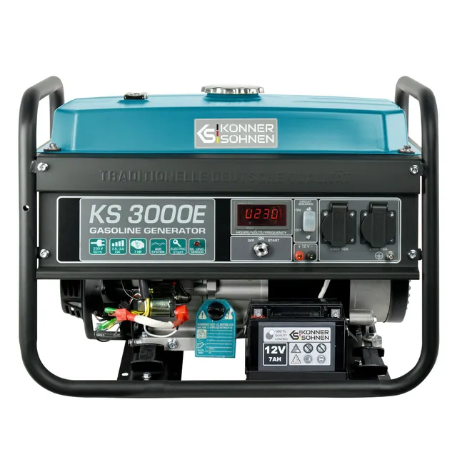 k-nner-s-hnen-ks-3000e-benzin-generator-3-kw-mit-elektrostart image 1