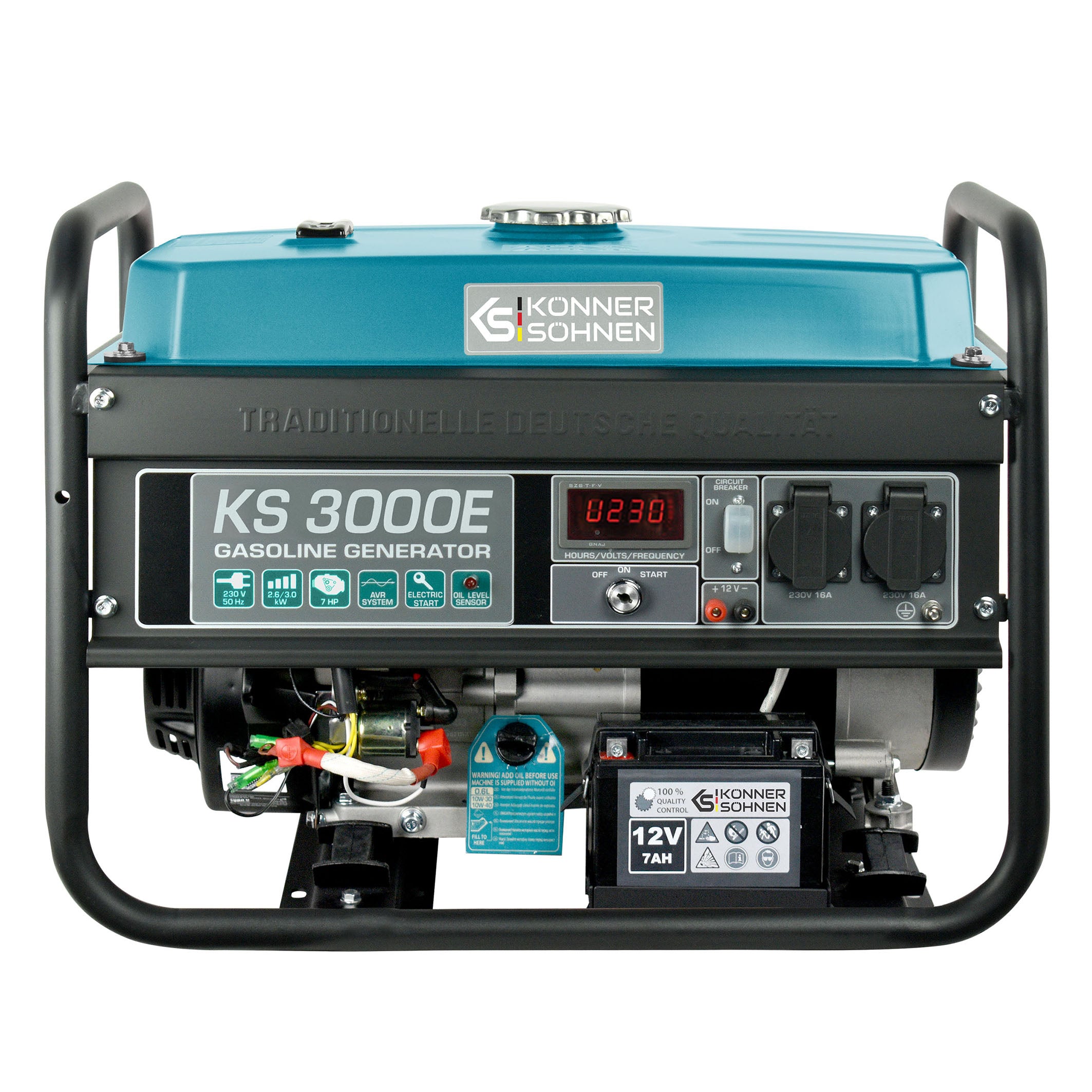 k-nner-s-hnen-ks-3000e-benzin-generator-3-kw-mit-elektrostart image 1