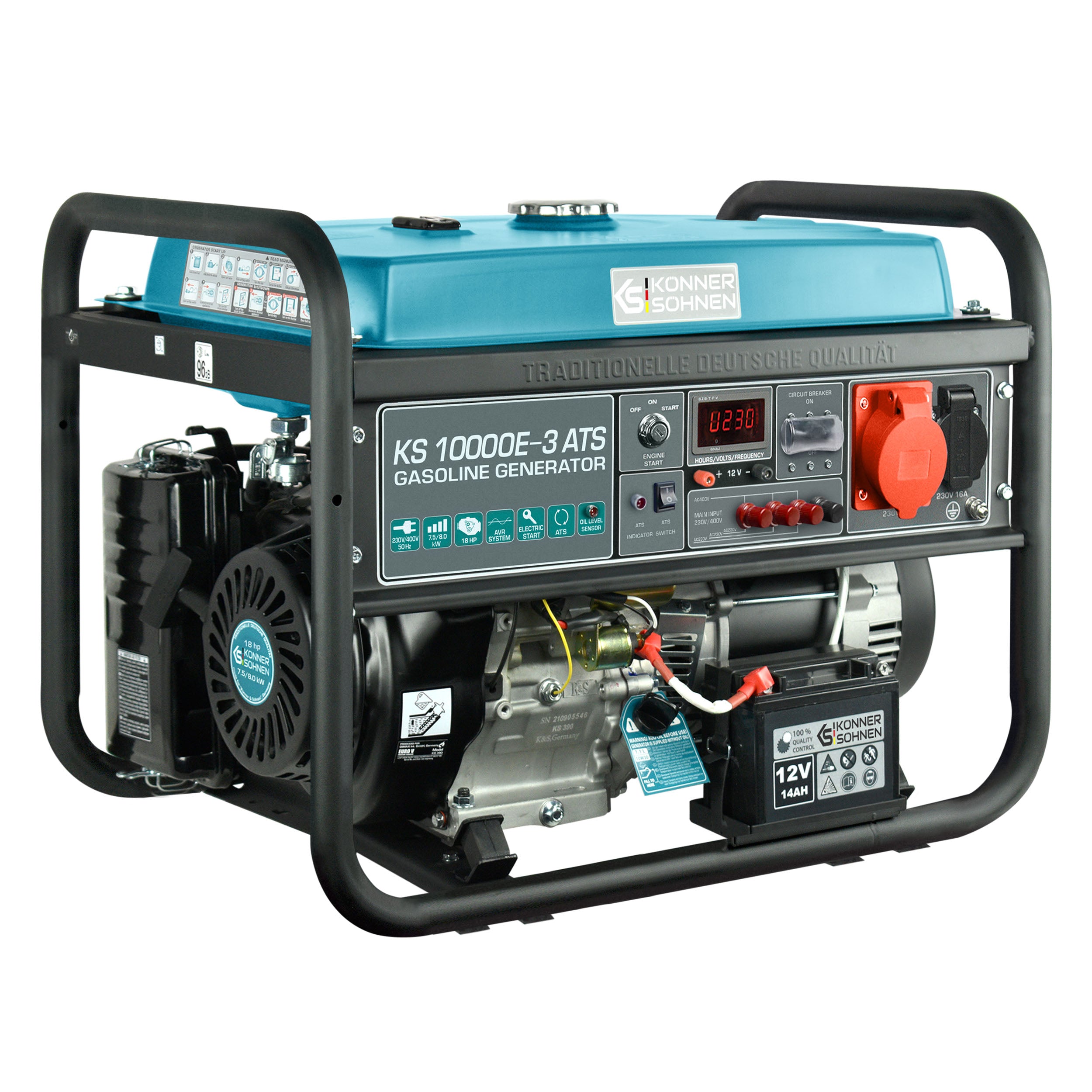 k-nner-s-hnen-ks-10000e-3-ats-benzin-generator-400v-mit-ats image 2