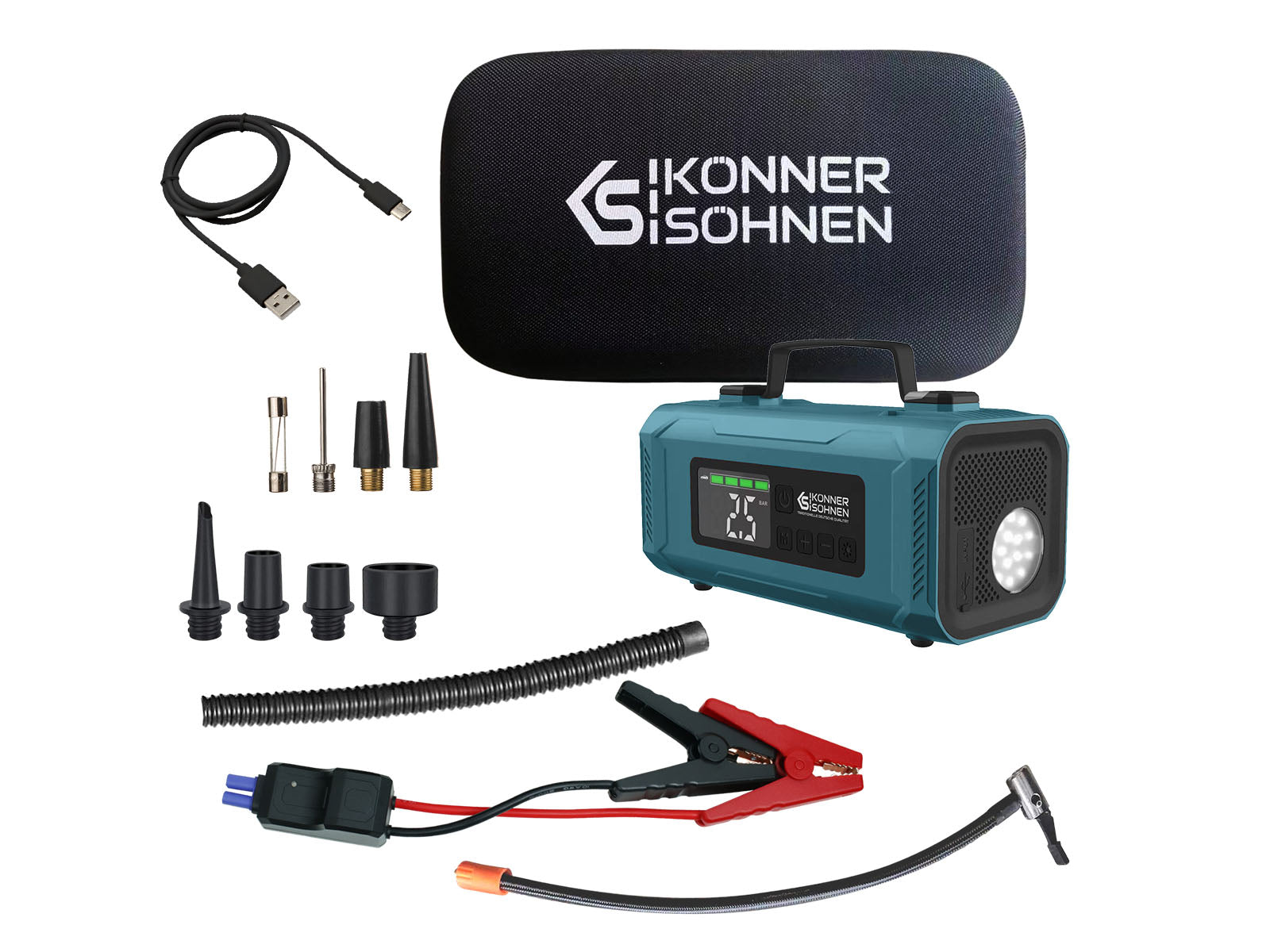 k-nner-s-hnen-ks-jsp-2000-startger-t-mit-akku-kompressor-4-in-1 image 2